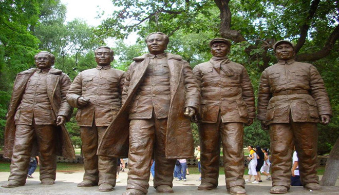 延安棗園、南泥灣、壺口、西安兵馬俑、華清宮